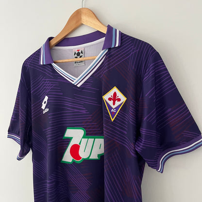 Retro Fiorentina 1991-93 Home Shirt Front Right