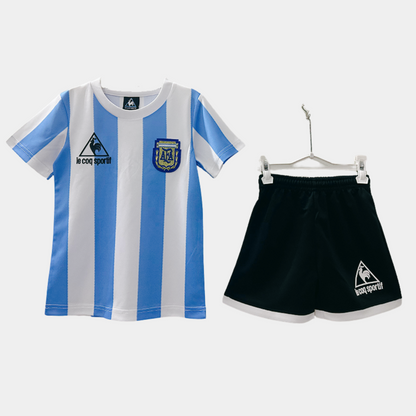 Retro Argentina Kids Kit World Cup 1986 Home