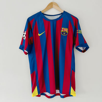 Retro Barcelona Shirt Champions League Final 2006