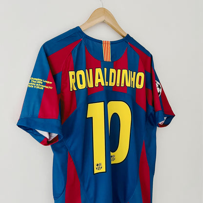 Retro Barcelona Shirt Champions League Final 2006