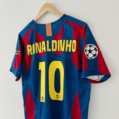 Retro Barcelona Shirt Champions League Final 2006