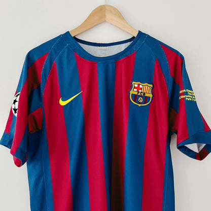 Retro Barcelona Shirt Champions League Final 2006