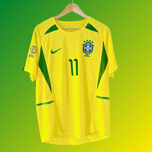 Retro Brazil Shirt World Cup 2002 Home