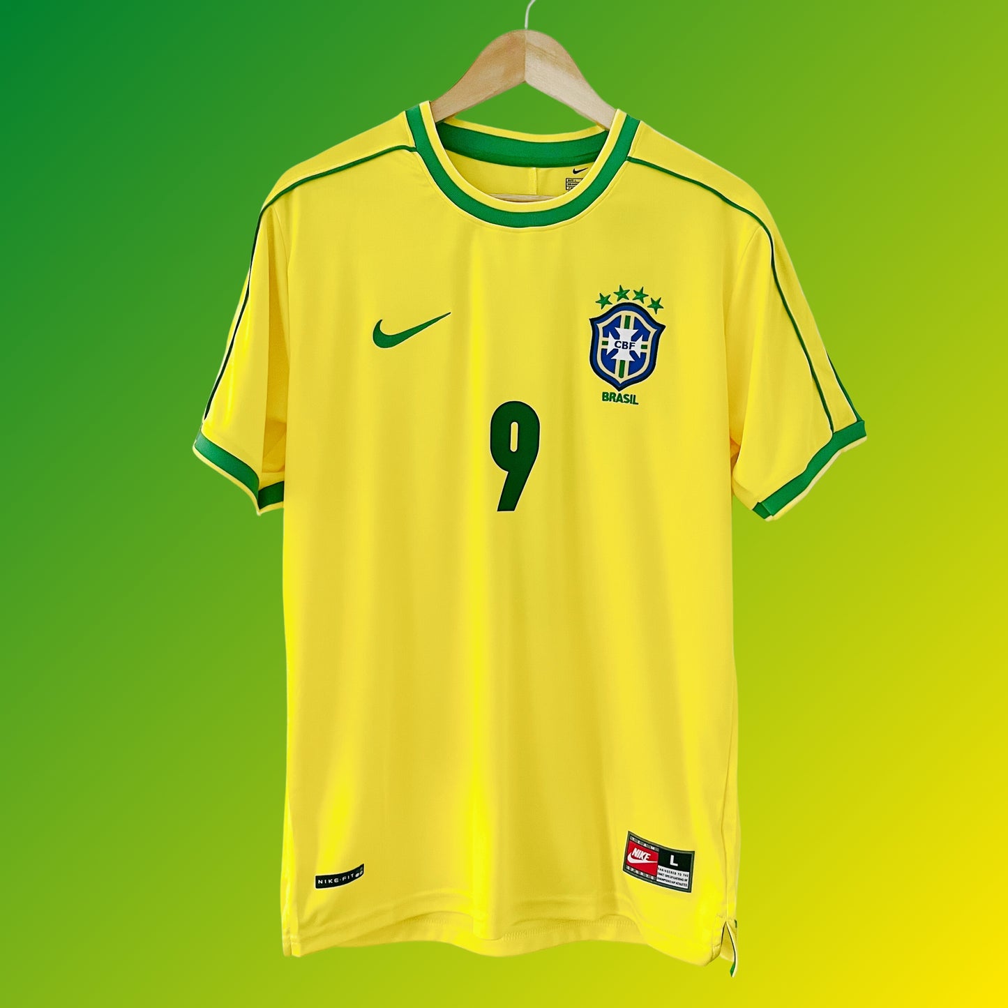 Retro Brazil Shirt World Cup 1998 Home