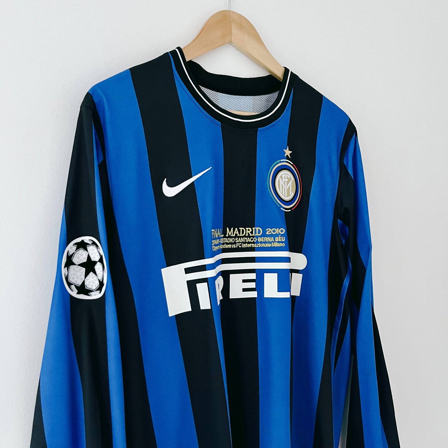Retro Inter Milan Shirt 2010 Champions League Final