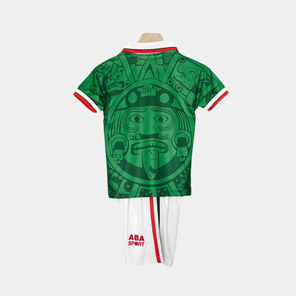 Retro Mexico Kids Kit World Cup 1998 Home